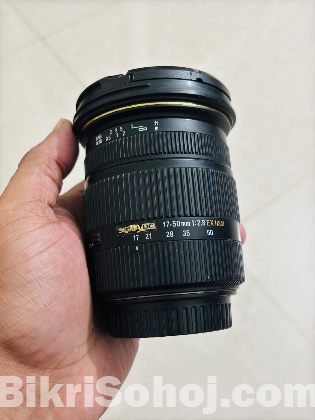 Sigma 17-50mm 2.8 EX HSM Lens for Canon